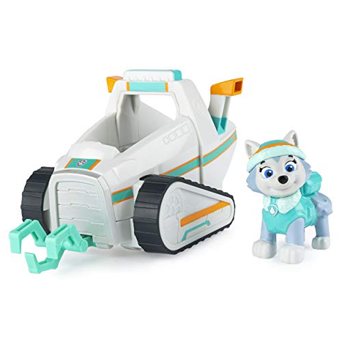 PAW PATROL- Paw VHC BscVeh CB ECMX GML, vehículo de arado de Nieve de Everest con Figura Coleccionable, para niños de 3 años y más, Multicolor (Spin Master 6058278)