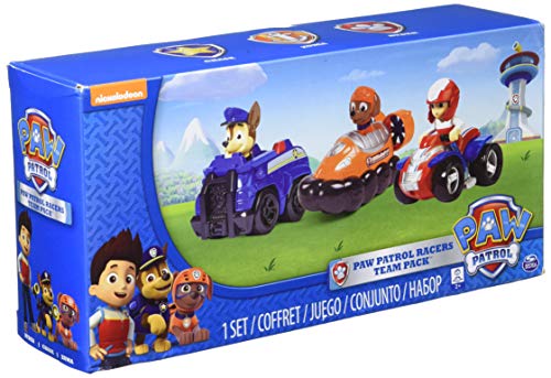 Paw Patrol Rescue Racers 3pk Online Exclusive 2 (Chase, Zuma, Ryder) vehículo de juguete - Vehículos de juguete (Zuma, Ryder), Multicolor, Camión, De plástico, Interior, 3 año(s), Niño/niña)