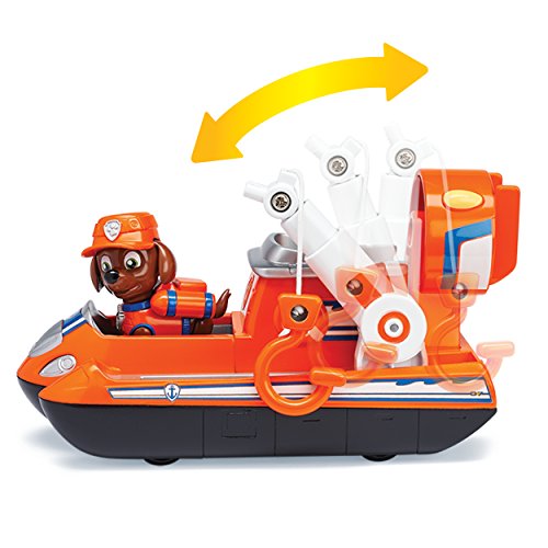 Paw Patrol Ultimate Rescue Themed Vehicle Zuma vehículo de Juguete - Vehículos de Juguete (Naranja, Barco, 3 año(s), Niño, 1 Pieza(s))