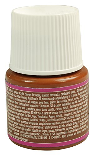 Pébéo 204029 29 Brown - Pintura acrílica (Mate, 45 ml), Color marrón