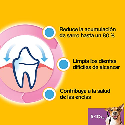 Pedigree Pack de Dentastix de uso Diario para la Limpieza Dental de Perros Pequeños (1 Pack de 56ud)