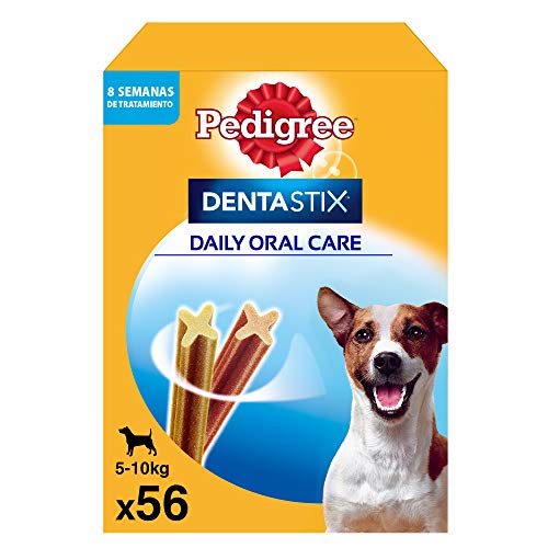 Pedigree Pack de Dentastix de uso Diario para la Limpieza Dental de Perros Pequeños (1 Pack de 56ud)