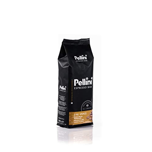 Pellini Caffè, Café en Grano Pellini Espresso Bar No. 82 Vivace - 500 gr, Paquete de 2