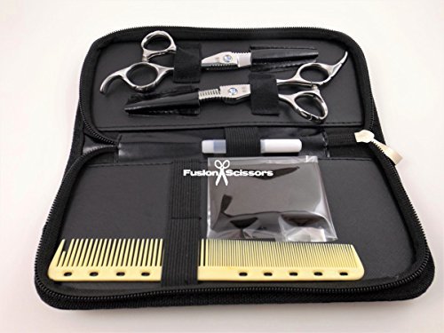 Pelo Tijeras Set Misaki 6.0 DE LA Pulgada con Cuchilla Hair Scissors Set Misaki 6.0 Inch with Cutting Comb and LUXERY Case