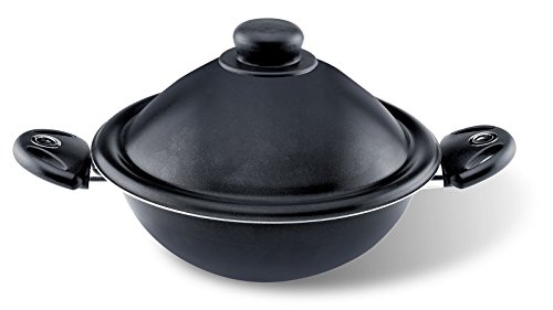 Pensofal Biostone Vapsí Wok, Cuerpo en Aluminio, Negro, 24 cm