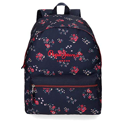 Pepe Jeans Daniela Mochila Escolar Adaptable, 42 cm, 20.83 Litros, Multicolor