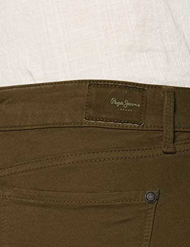 Pepe Jeans Soho Vaqueros, Dark Khaki Green, 26W / 32L para Mujer