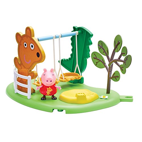 Peppa Pig – Les Balançoires de Peppa – Décor + 1 Mini Figurine