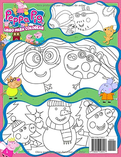 Peppa Pig Libro Para Colorear: Peppa Pig Libro Para Colorear Para Los Niños: Las Más Maravillosas Imágenes No Oficiales