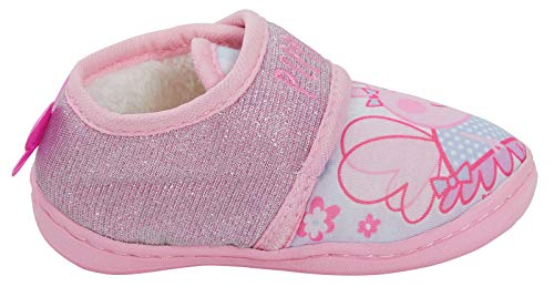 Peppa Pig - Zapatillas para niñas con purpurina rosa, color Rosa, talla 27 EU