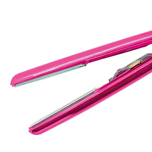 Perfect Beauty Titanium Mirror - Plancha cabello profesional titanio, Plancha pelo peluquería, Avanzada tecnología, Control temperatura 230 ºC máx., Especial keratina, color Rosa