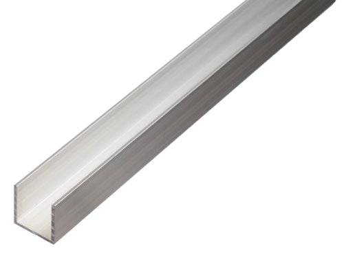 Perfil en U de aluminio para tableros de partículas de 16 y 19 mm