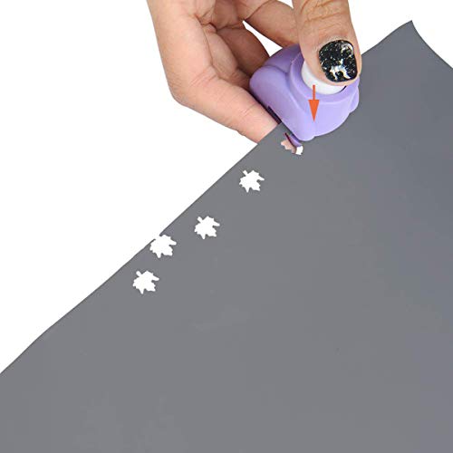 Perforadoras Scrapbooking,Zuzer 16pcs Mini Troqueladora Papel 16 Formas Diferentes Perforadora de Papel DIY Perforadoras de Agujeros(Color al azar)