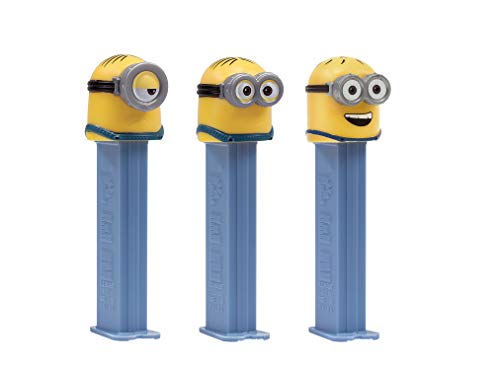 PEZ Maletitas de metal Minions (3 PEZ dispensadors + 6 PEZ caramelos)