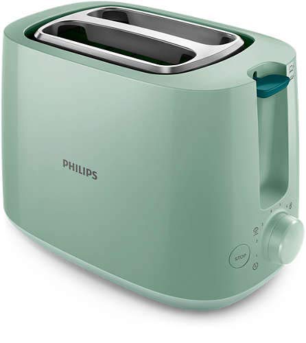 Philips 1 Tostadora Hd2581/60, 800 W, Verde