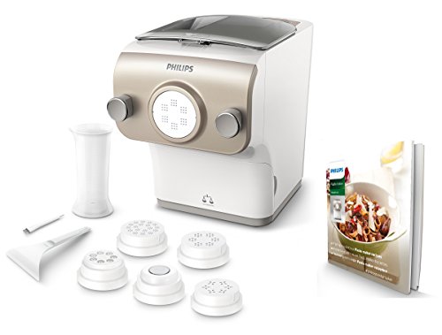 Philips Avance Collection HR2381/05 máquina de pasta y ravioli Máquina eléctrica para elaborar pasta fresca - Máquina para pasta (200 W, 200 W, 6,9 kg, 10,2 kg)