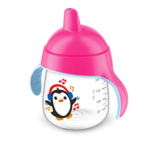 Philips Avent Magic - Taza antigoteo de 260 ml, color rosa