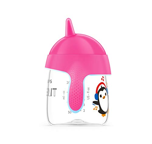 Philips Avent Magic - Taza antigoteo de 260 ml, color rosa