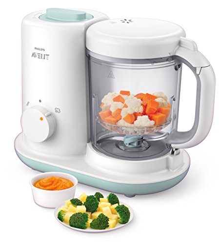 Philips Avent SCF862/02 - Robot de cocina para bebés 2 en 1, color blanco