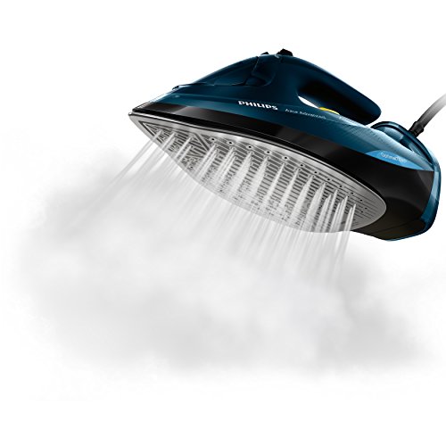 Philips Azur Advanced GC4937/20 – Plancha de vapor (3000 W, con OptimalTemp, Golpe de vapor de 240 g, sistema Calc-Clean), azul