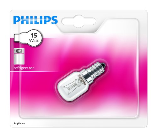 Philips Bombilla incandescente para aparatos 8711500249791 - Lámpara (15 W, Electrodoméstico, E14, 1000 h, Transparente, 1 año(s))