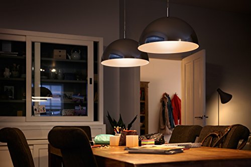 Philips Bombilla LED esférica E27, 6,7 W equivalentes a 60 W en incandescencia, 806 lúmenes, luz blanca cálida