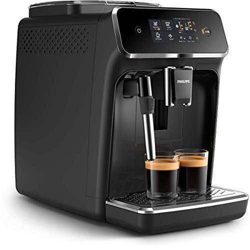 Philips Cafetera Espresso, color negro mate