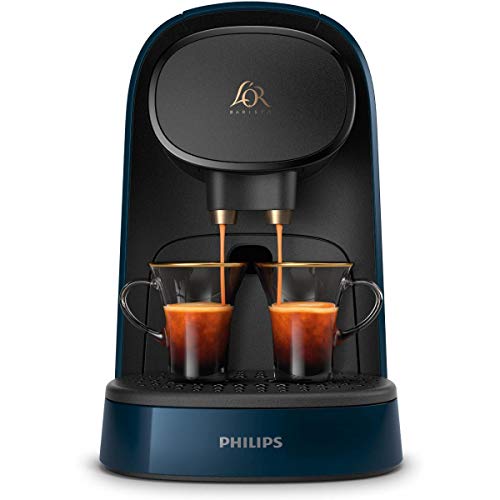 Philips cápsulas CAFETERA Express LM8012/41 L'OR Barista Azul (Doble CAPUSLA), 1 Liter, Plástico