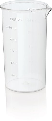 Philips Daily HR1604/00 - Batidora de Mano, 550 W, Jarra de 0.5 L, Varilla Metálica, Color Blanco