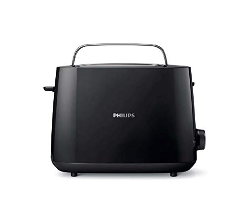 Philips HD2581/90 Daily Collection HD2581/90-Tostador (2 Rebanada(s), Negro, Giratorio, China, 2 año(s), 830 W, De plástico, 2 Ranuras