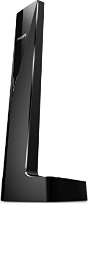 Philips Linea V M3501B - Teléfono inalámbrico diseño con Manos Libres, Bloqueo de Llamadas, Sonido Puro y Claro, Negro