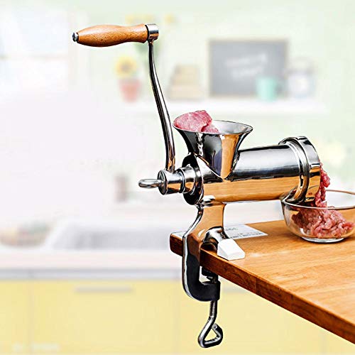 Picadora de carne Manual de acero inoxidable Stronerliou para el hogar, máquina para picar carne y verduras, utensilios de cocina