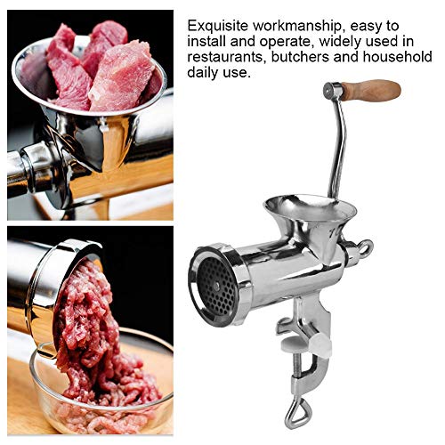 Picadora de carne Manual de acero inoxidable Stronerliou para el hogar, máquina para picar carne y verduras, utensilios de cocina