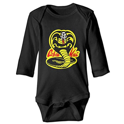 Pijama de Mameluco de algodón con Mono de Manga Larga para bebé Cobra Kai