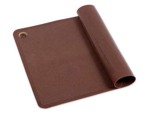 PINFI 81138 - Mantel de Silicona para Bandeja de Horno, 29 x 39 cm, Color marrón Chocolate