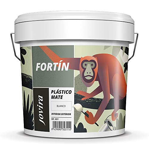 PINTURA MATE EXTERIOR/INTERIOR LAVABLE, Super cubriente,blanco lustroso (12 KG, BLANCO)