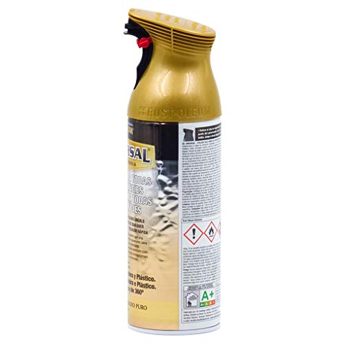 Pintura Spray Universal Metalizado Rust-Oleum Oro Puro