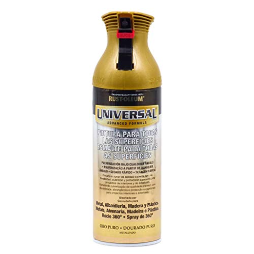 Pintura Spray Universal Metalizado Rust-Oleum Oro Puro