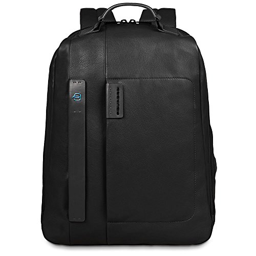 Piquadro CA3349P15 Mochila, Diseño de Potencias, Negro (Negro) - CA3349P15/N