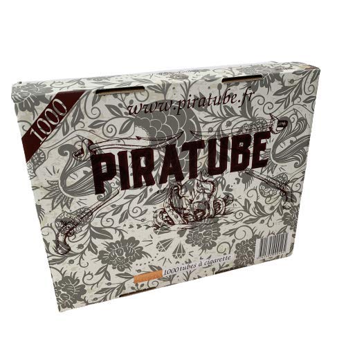 PIRATUBE - 1000 tubos para cigarrillos | Tubos con filtros | Caja rígida sin tubo aplastado