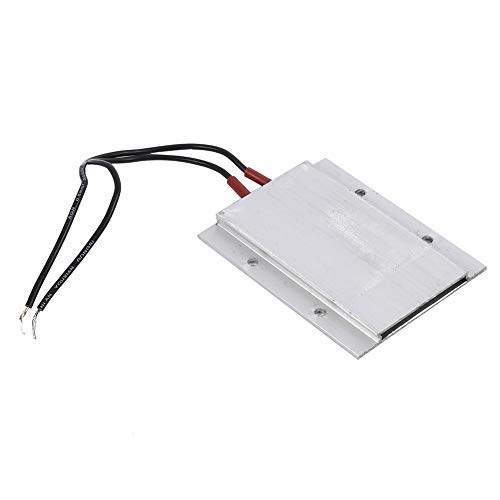 Placa calefactora de termostato PTC, 220 V eléctrica de temperatura constante Kit de calentador de aire de elemento calefactor 77 x 62 x 6 mm(50W 80℃)