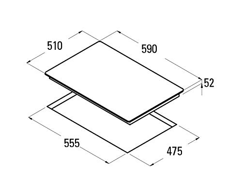 PLACAS CRISTAL GAS Cata CI 631 BK (N) 08041412