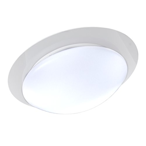 Plafón LED regulable I Lámpara de techo LED multicolor I 16 colores seleccionables con mando a distancia I Ø28cm 12W I Plafón para baño IP44 I Exterior y Interior I Blanco neutro 3000K I 16RGB