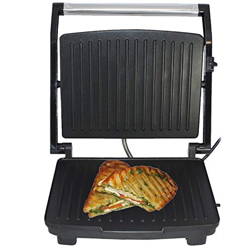 Plancha Grill eléctrico de acero inoxidable y placas antiadherentes 2000W SOKANY KJ-202