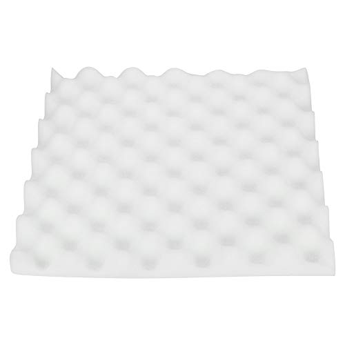 Planchas de Espuma Acústica Insonorizacion, Paneles de Espuma Acústica de Gran Calidad, Esponja de Aislamiento Acústico, 5 Unidades, Sencillo Vida (30x30x2cm, Blanco)