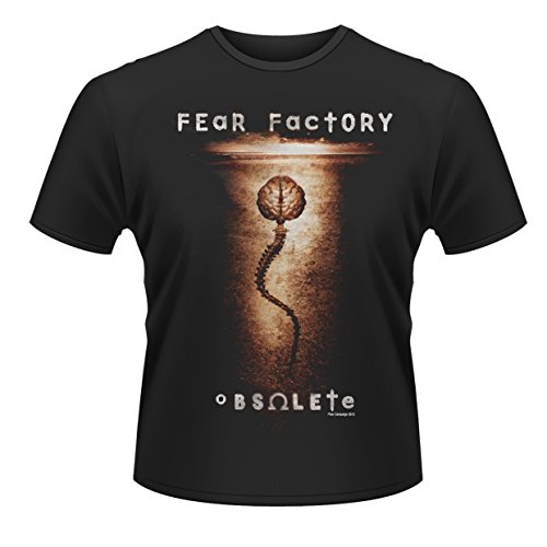 Plastic Head Fear Factory Obsolete TSFB Camiseta, Negro (, XL para Hombre