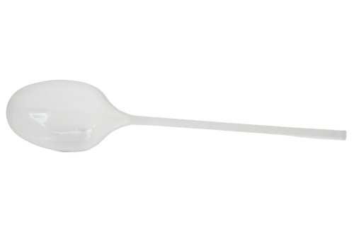 Plastico - Cucharas de plástico, color Blanco, pack de 100