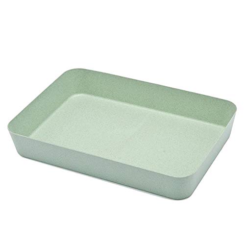 Plato Frutas Hogar Cocina 1Pc Plastic Kitchen Drawer Storage Tray Organizer Divisor De Almacenamiento De Materiales Degradables Utensilios De Cocina, Verde S