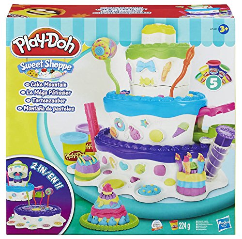 Play Doh - Montaña de Pasteles, Juego Creativo (Hasbro A7401EU4)