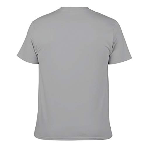 Playera de algodón para hombre World's Okayest Funny Dad – Regalos para papá suelto Tee Gris gris S